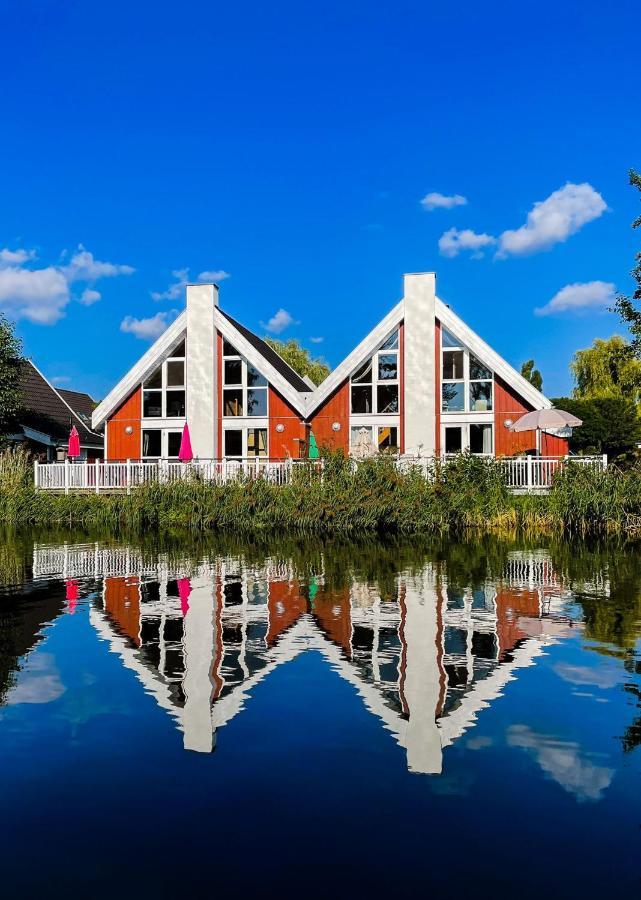 Ferienhaus Mit Wasserterrasse - Mit Sauna Und Kamin - Inklusive Nebenkosten Wendisch Rietz Exterior foto